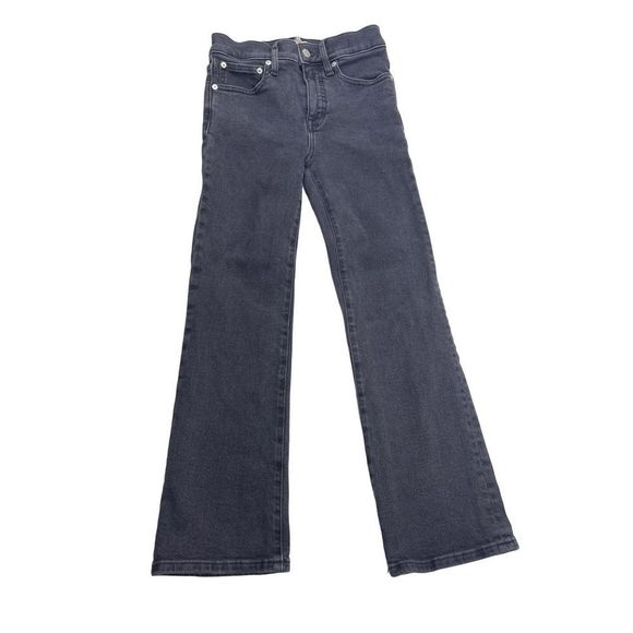 Madewell Denim - Madewell Women's Black Cali Demi-Boot Dark Wash Jeans Size 26